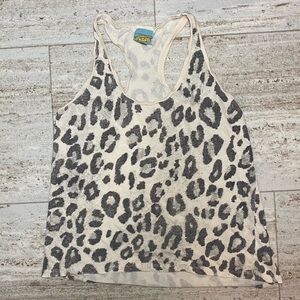 C&C California animal print tank top. Small‎